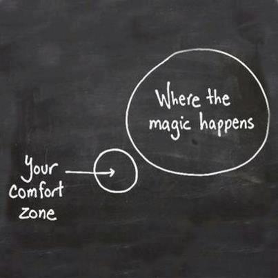 Get outside your comfort zone